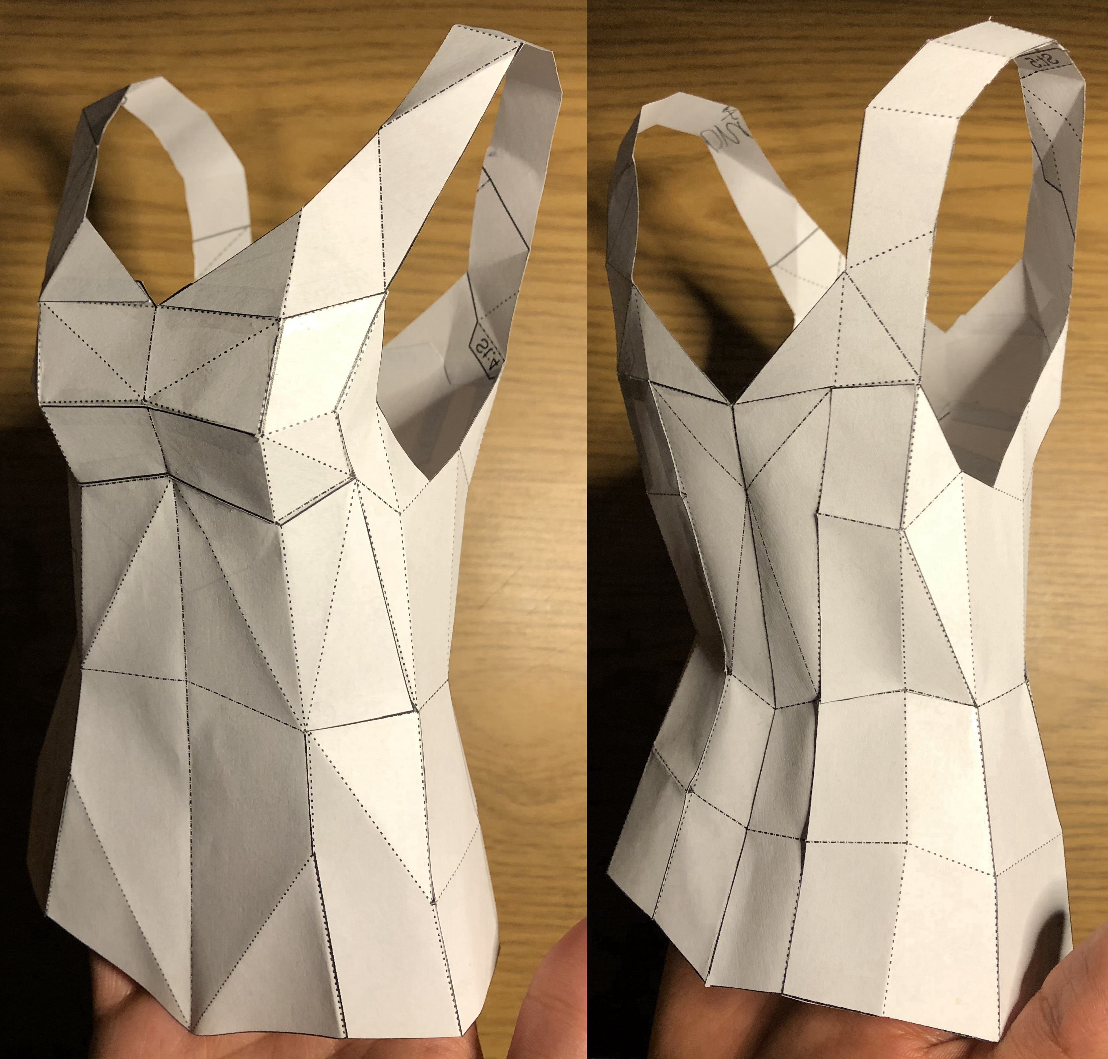1:3 paper prototype.