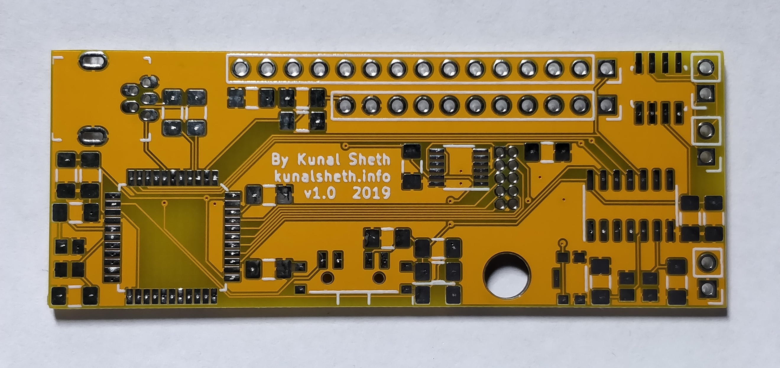 After designing my PCB in KiCad, I got it manufactured.